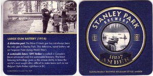 beer coaster from Steamworks Brewing Co. ( BC-STAN-9 )