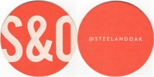 beer coaster from Steel Toad Brewing ( BC-STEE-3 )
