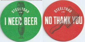 beer coaster from Steveston Brewing ( BC-STET-1 )
