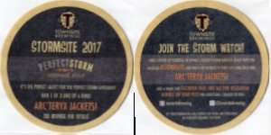 beer coaster from Trading Post Brewing Co. ( BC-TOWN-8 )