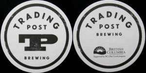 beer coaster from Trail Brew Refinery ( BC-TRAD-2 )