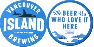 beer coaster from Vancouver Island Brewing ( BC-VANC-74 )
