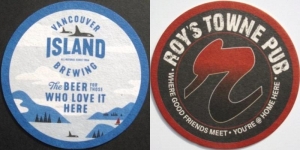 beer coaster from Vancouver Island Brewing ( BC-VANC-75 )