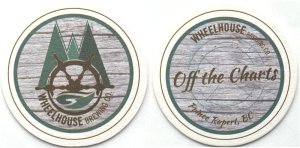 beer coaster from Whistle Buoy Brewing Company ( BC-WHEE-3 )