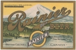 beer label from Ravens Brewing ( BC-RAIN-LAB-1 )