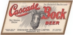 beer label from Vancouver Island Brewing ( BC-VANO-LAB-10 )