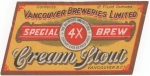 beer label from Vancouver Island Brewing ( BC-VANO-LAB-6 )