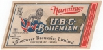 beer label from Vancouver Island Brewing ( BC-VANO-LAB-7 )