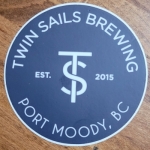 beer sticker from Ucluelet Brewing Co. ( BC-TWIN-STI-1 )
