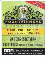 beer advertisement from Four Sons Brewing ( CA-FTNH-ADV-1 )