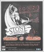 beer advertisement from Stone Church Brewing ( CA-STON-ADV-1 )