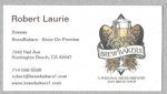 beer business card and similar from Brewbakers Brewing Co. ( CA-BREK-BIZ-3 )