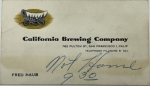 beer business card and similar from California Coast Beer Co. ( CA-CALO-BIZ-1 )