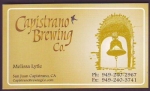 beer business card and similar from Capistrano Brewing Company ( CA-CAPO-BIZ-1 )