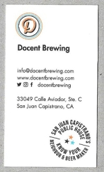 beer business card and similar from Dog Pawrk Brewing Co., The ( CA-DOC-BIZ-2 )