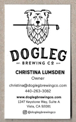 beer business card and similar from Dokkaebier ( CA-DOGL-BIZ-1 )