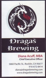 beer business card and similar from Dragon’s Tale Brewery ( CA-DRAG-BIZ-1 )