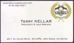 beer business card and similar from El Dorado (Valley) Brewing Co. ( CA-ELCI-BIZ-2 )