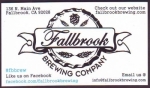 beer business card and similar from Falstaff Brewing Corp ( CA-FALL-BIZ-1 )