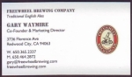 beer business card and similar from Fremont Brewing Co. ( CA-FRBR-BIZ-2 )