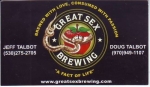 beer business card and similar from Greater Purpose Brewing Co. ( CA-GSXB-BIZ-2 )