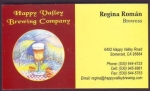 beer business card and similar from Happy Viking Sports Pub & Eatery, The ( CA-HAPV-BIZ-1 )