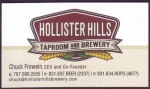 beer business card and similar from Hollywood Beach Brewing Co. ( CA-HOLS-BIZ-1 )