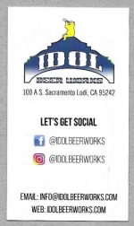 beer business card and similar from Idyllwild Brewpub ( CA-IDOL-BIZ-1 )