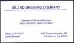 beer business card and similar from Islands Restaurant ( CA-ISLD-BIZ-2 )