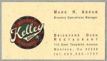 beer business card and similar from Kelly Brewing Co. ( CA-KLYB-BIZ-1 )