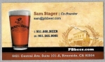 beer business card and similar from Palm Springs Brewing Co. ( CA-PACK-BIZ-3 )