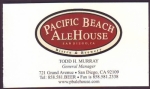 beer business card and similar from Pacific Beach Brewhouse  ( CA-PCBA-BIZ-1 )