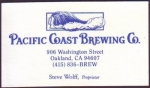 beer business card and similar from Pacific Drift Brewing Co ( CA-PCST-BIZ-1 )