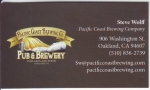 beer business card and similar from Pacific Drift Brewing Co ( CA-PCST-BIZ-2 )