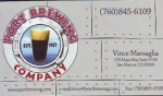 beer business card and similar from Port O’Pints Brewing Co. ( CA-PORT-BIZ-1 )