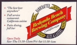 beer business card and similar from Redwood Brewing Co ( CA-REDO-BIZ-1 )