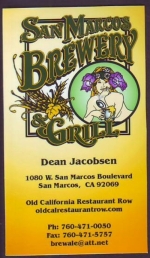 beer business card and similar from San Pedro Brewing Co. ( CA-SMAR-BIZ-1 )