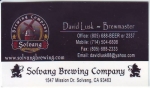 beer business card and similar from Sonoma Brewing Co.  ( CA-SOLV-BIZ-1 )