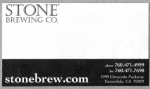 beer business card from Stone Church Brewing ( CA-STON-BIZ-4 )