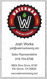 beer business card and similar from Wavelength Brewing Co. ( CA-WTRM-BIZ-2 )