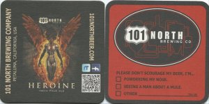 beer coaster from 13 Point Brewing Co. ( CA-101N-3 )