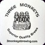 beer coaster from Three Rivers Brewing Co.  ( CA-3MON-1 )