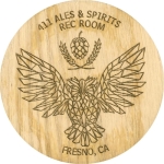 beer coaster from 47 Hills Brewing Co. ( CA-411A-1 )