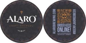 beer coaster from Albion Brewing Co. ( CA-ALAR-2 )