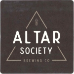 beer coaster from AltBrau Brewing & Blending ( CA-ALTR-1 )