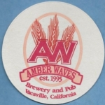 beer coaster from Ambitious Ales ( CA-AMWS-2 )