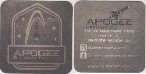 beer coaster from Appledorn Brewing Co. ( CA-APOG-2 )