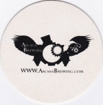 beer coaster from Archaic Craft Brewery ( CA-ARCA-1 )