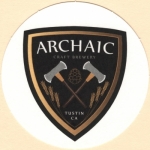 beer coaster from Armistice Brewing Co. ( CA-ARCH-2 )