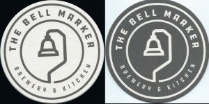 beer coaster from BellRinger Brewing Company ( CA-BELL-1 )